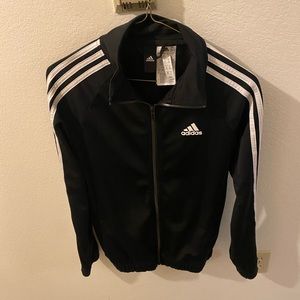 Adidas black jump suit jacket